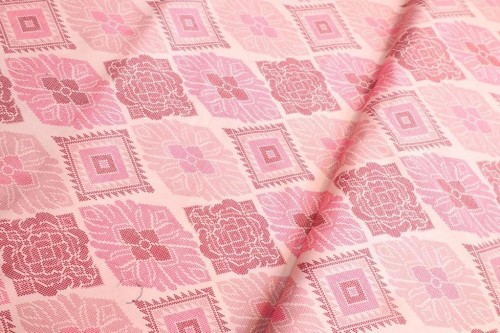 Swiss Cotton Silk Printed  (Songket Design)